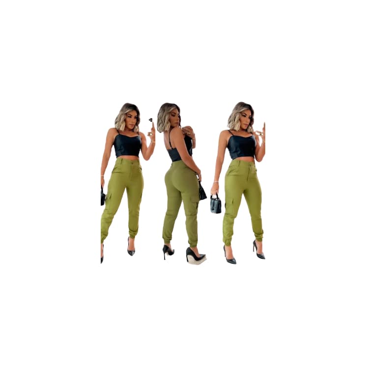Calça Jogger De Tricoline