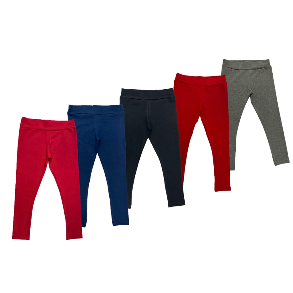 Calça Legging Infantil 1 ao 14 em Cotton para meninas - Leg Lisa