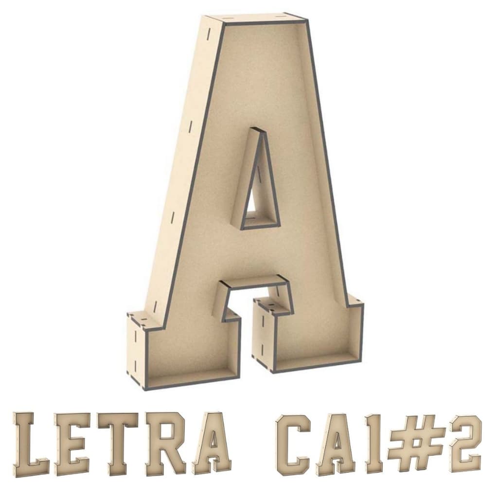 Letra Numero Caixa 30 cm mdf Decoração Festa Aniversário