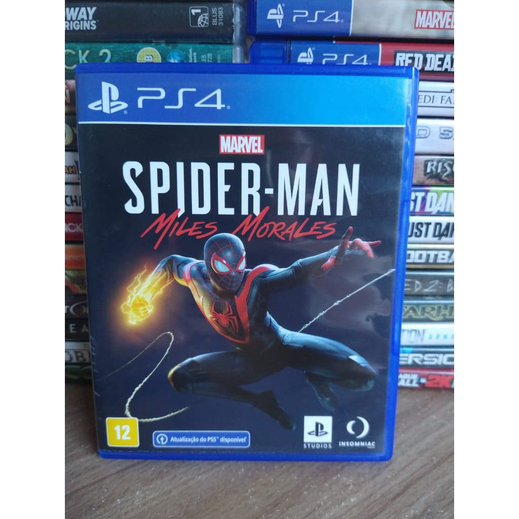 Spider Man Miles Morales PS4 midia fisica original