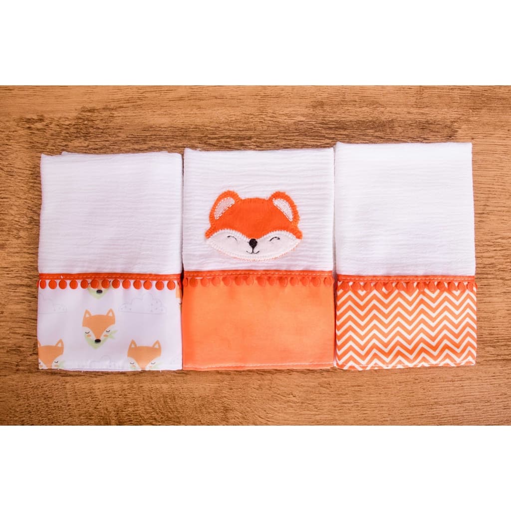 Fraldinha de Boca 3 peças para Bebe