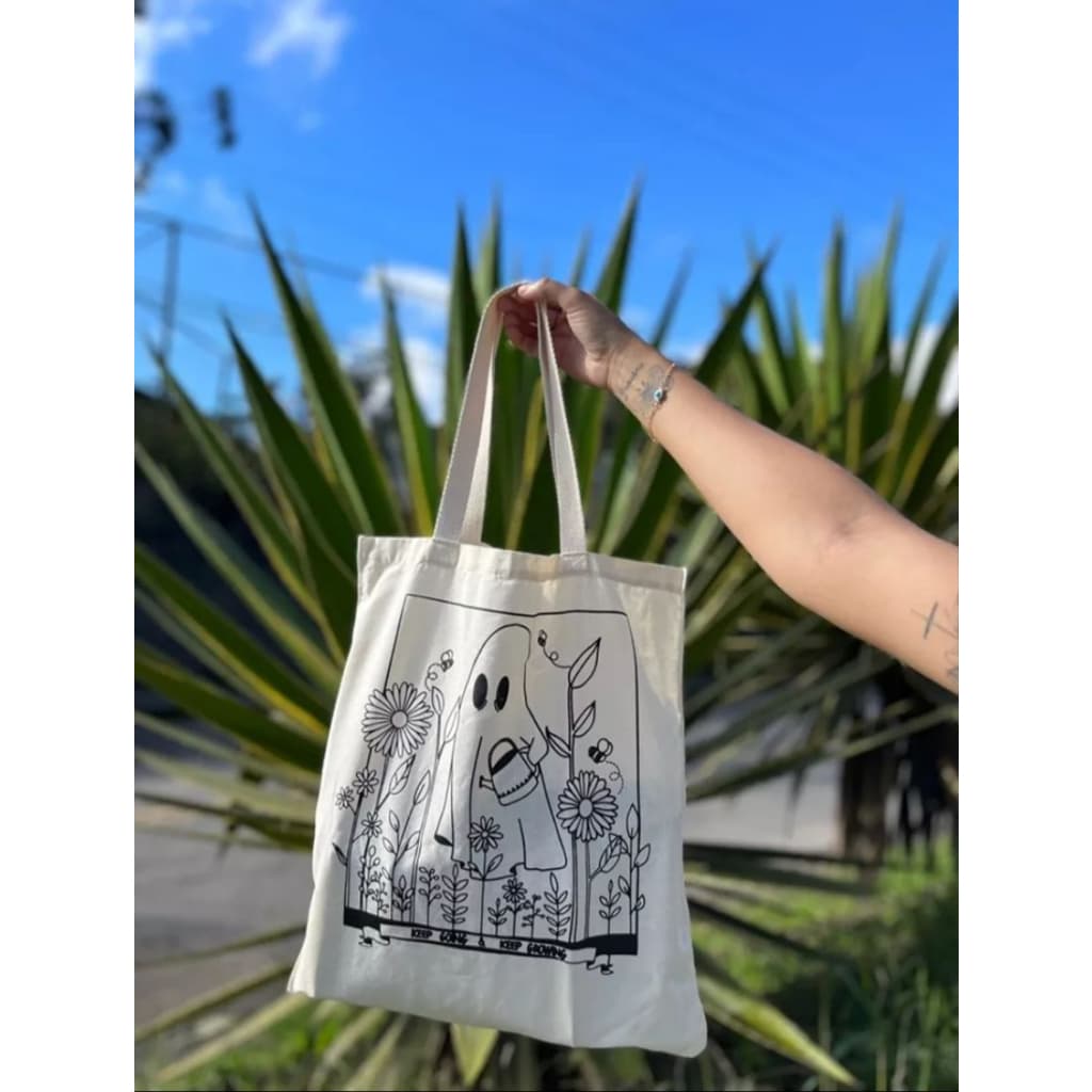 Ecobag Fantasma sacola ecológica,escola,faculdade, curso,personalizado,brinde,praia,moda,brinde,presente,trabalho,bolsa