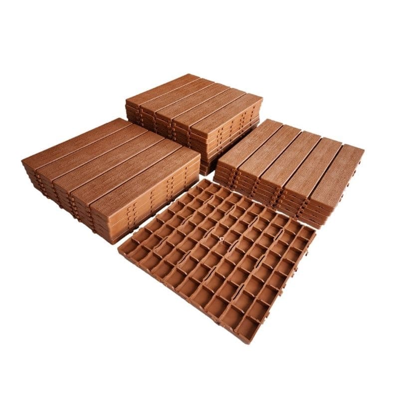 UM DECK modular plástico antiderrapante box banheiro jardim sacada