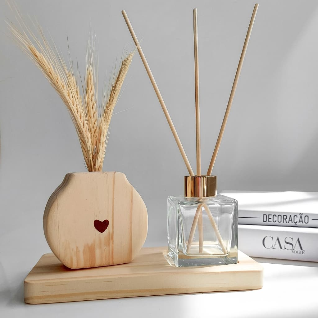 Kit Aromatizador de Ambiente Decoração Lavabo Sala Quarto Minimalista Moderno
