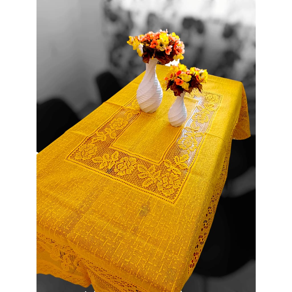 Toalha, Forro de Renda para mesa de 8 lugares