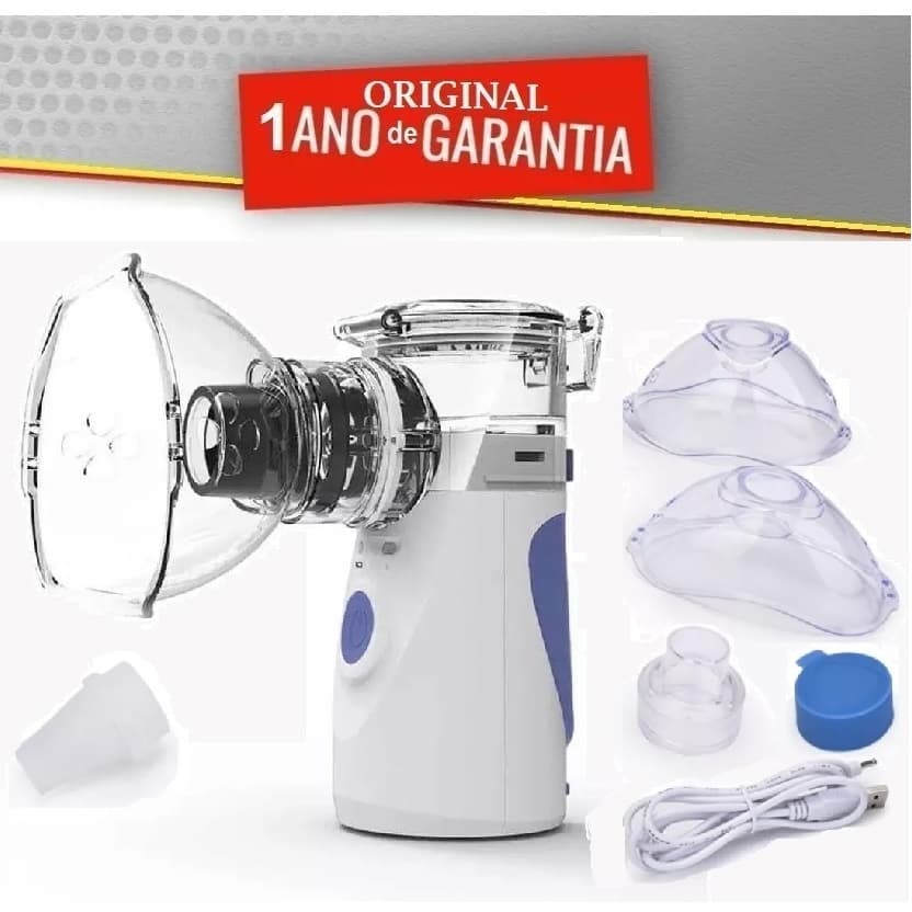 Original Nebulizador pollo Inalador Poloro Express Portátil Sem Fio Ultrassônico G-Tech Mesh Nebmesh2