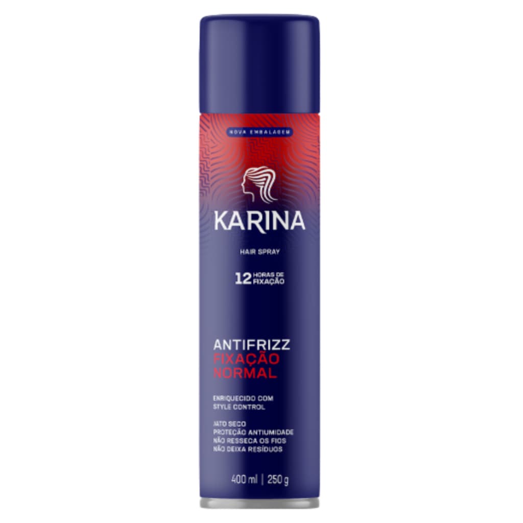 Hair Spray Karina Fixação Normal 400ml