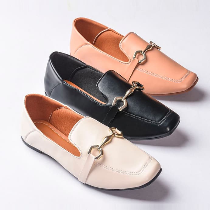 Sapatilha Mocassim Feminino Bico Quadrado Confortável