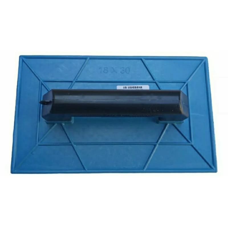 Desenpenadeira de plástico 22cm x 34cm azul corrugada