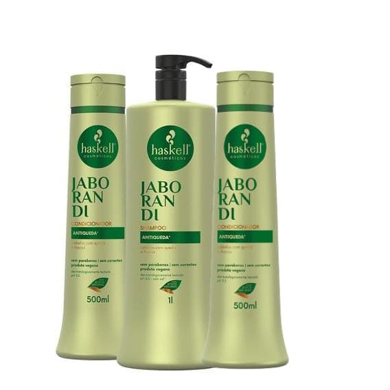 Kit Haskell Jaborandi 01 Shampoo 1L. 02 Cond 500ml - Antiqueda