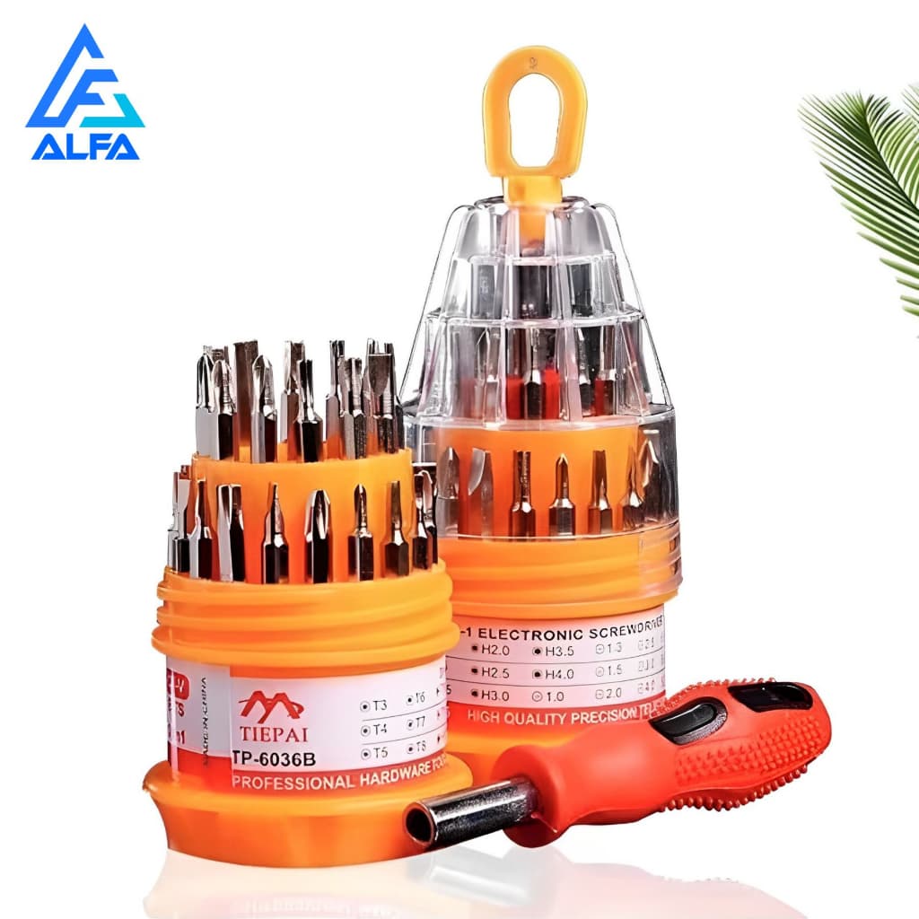 Conjunto Jogo Ferramenta 31 Peças Chaves Alen Torx Fenda Philips