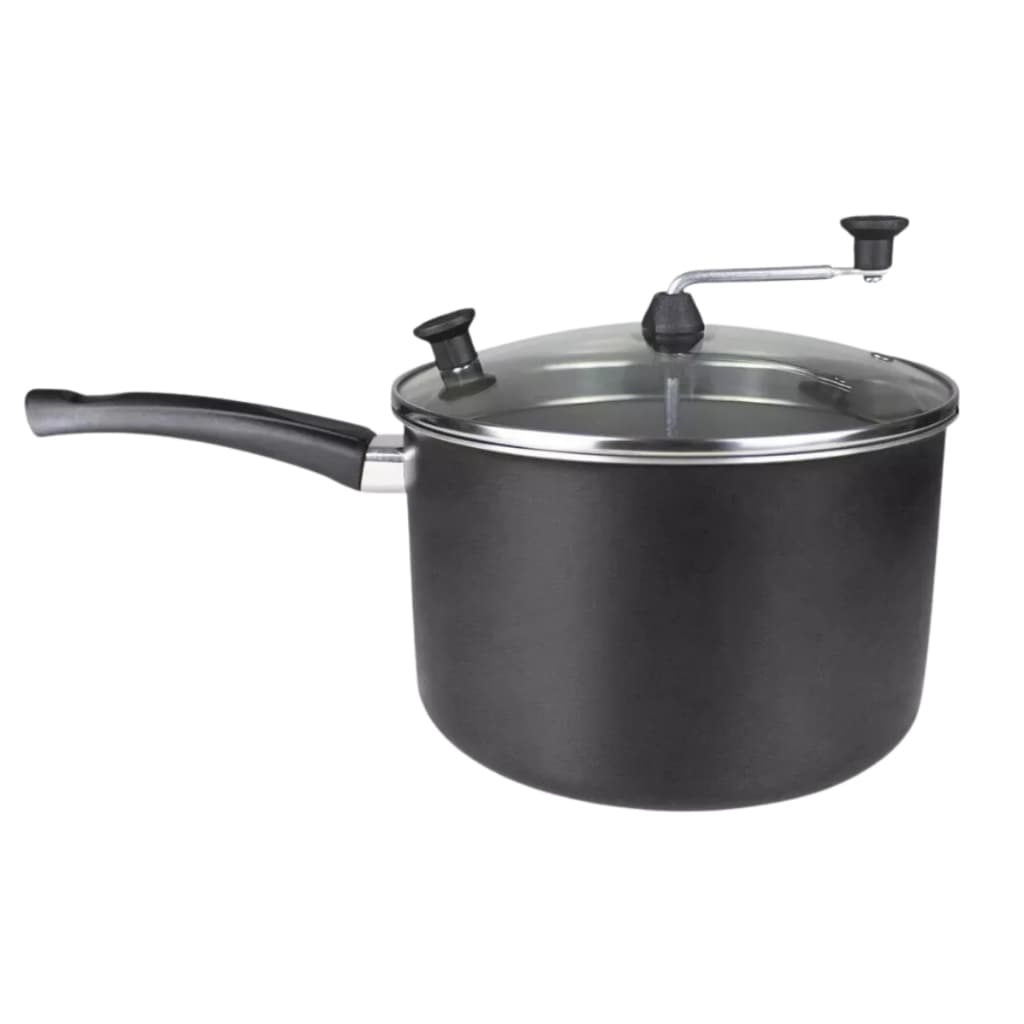 Panela De Fazer PipocaAntiaderente  Profissional Para Pipoqueiro Com Tampa de Vidro.
