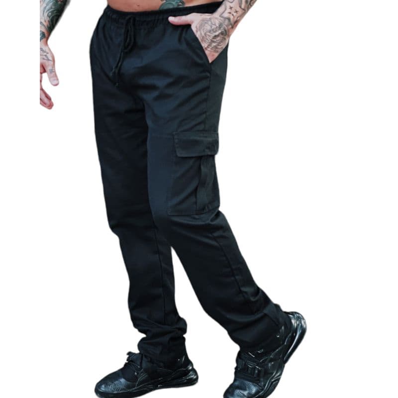 Calça Cargo Masculina Unissex Skatista 6 Bolsos Estilo Inverno