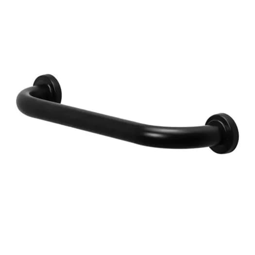 Barra De Apoio Para Banheiro Alumínio 40 Cm Preto Mebuki
