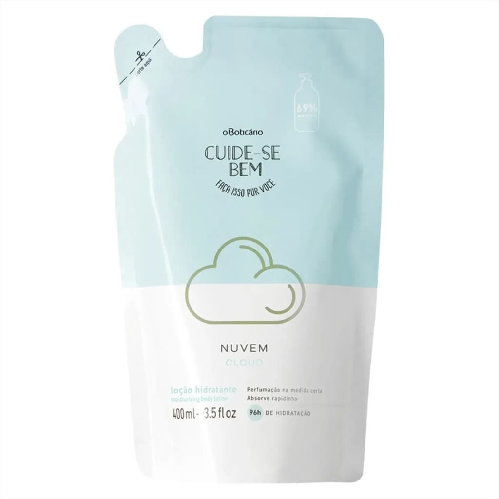 Refil Loção Hidratante Cuide-se Bem Nuvem 350ml O Boticário