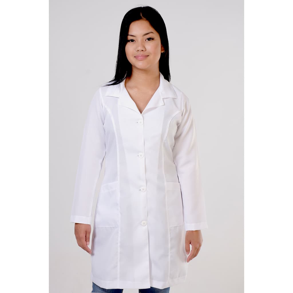 Jaleco Feminino Oxford Manga Longa