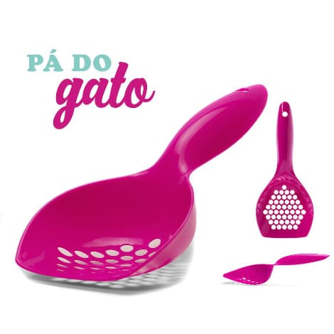 Pá para caixa de Areia ou Bandeja Higiênica de Gato - Banheiro do gato - Família De Estimação