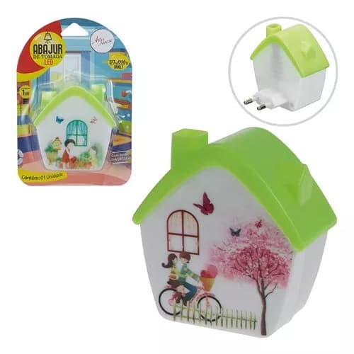 ABAJUR DE TOMADA CASINHA BIVOLT
