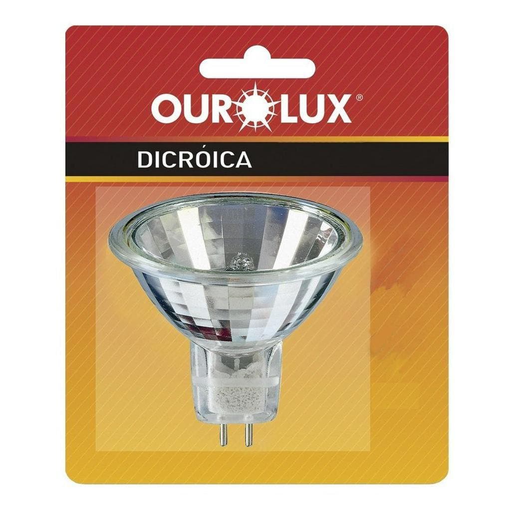 Ourolux - Lampada Halogena Dicroica Mr16 12v 50w 38º