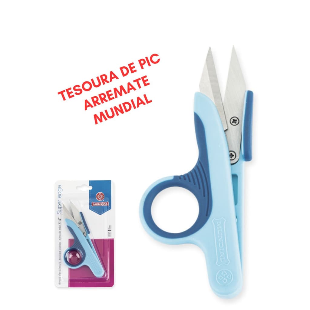 Tesoura Costura Tecelão Mundial, Tesoura arremate, Tesoura de Picotar Tecido T-1901-C4-4