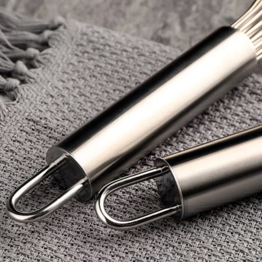 1 Batedor De Ovo De Aço Inox Manual Mixer Profissional Utensílios De Cozinha Promoção