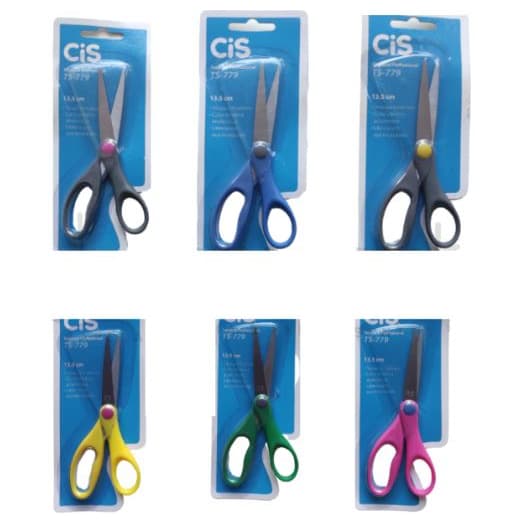 Tesoura Profissional Multiuso CiS 13,5cm TS-779 - 1 unidade - Lâmina de Aço Inoxidável