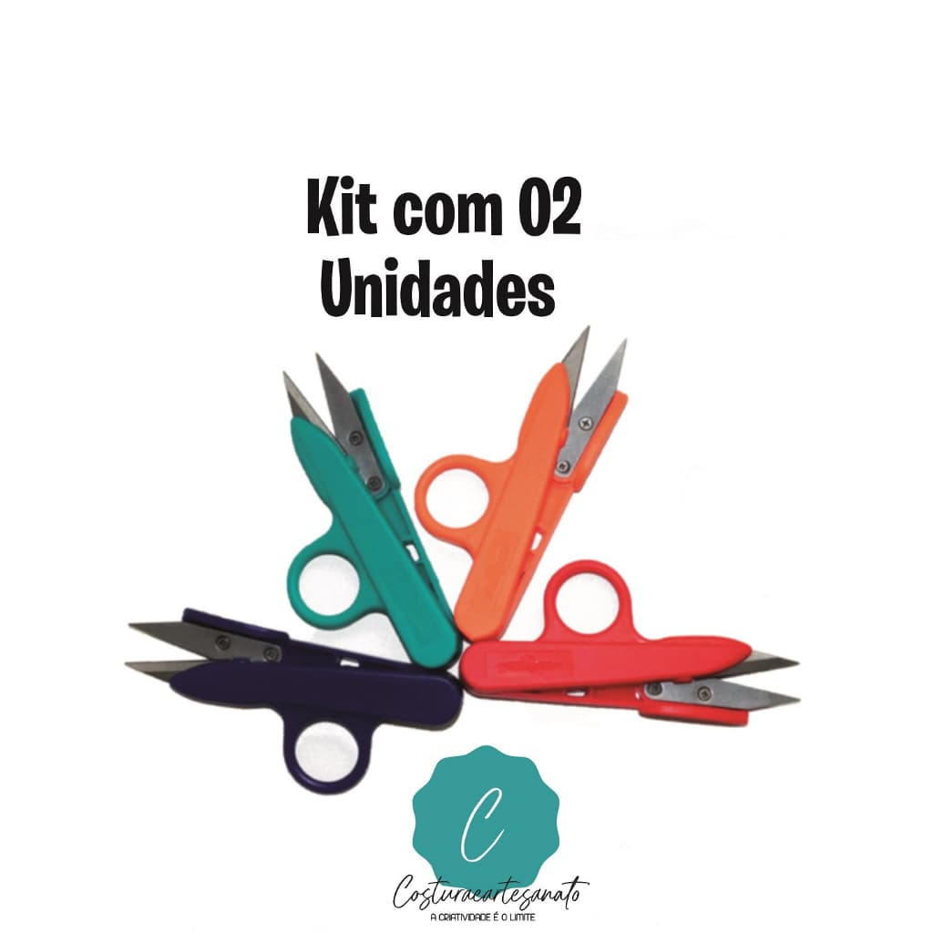 Tesoura Arremate 12 Unidades  Afiada - Cores