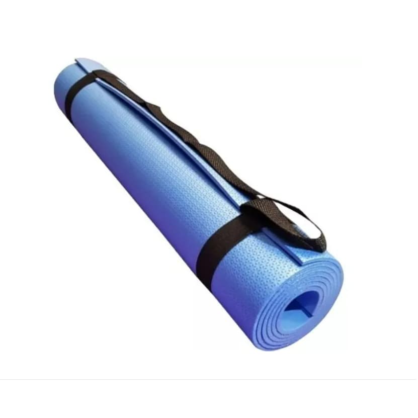 Tapete Tatame Esteira Para Yoga Exercícios Físico Academia Meditação Treino 1,7m com alca