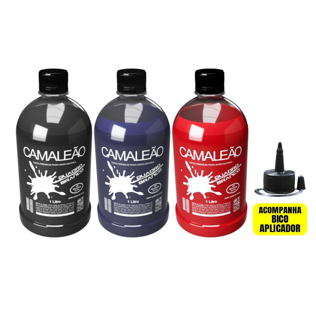 Tinta Caneta Pincel Marcador Quadro Branco 1 litro Premium