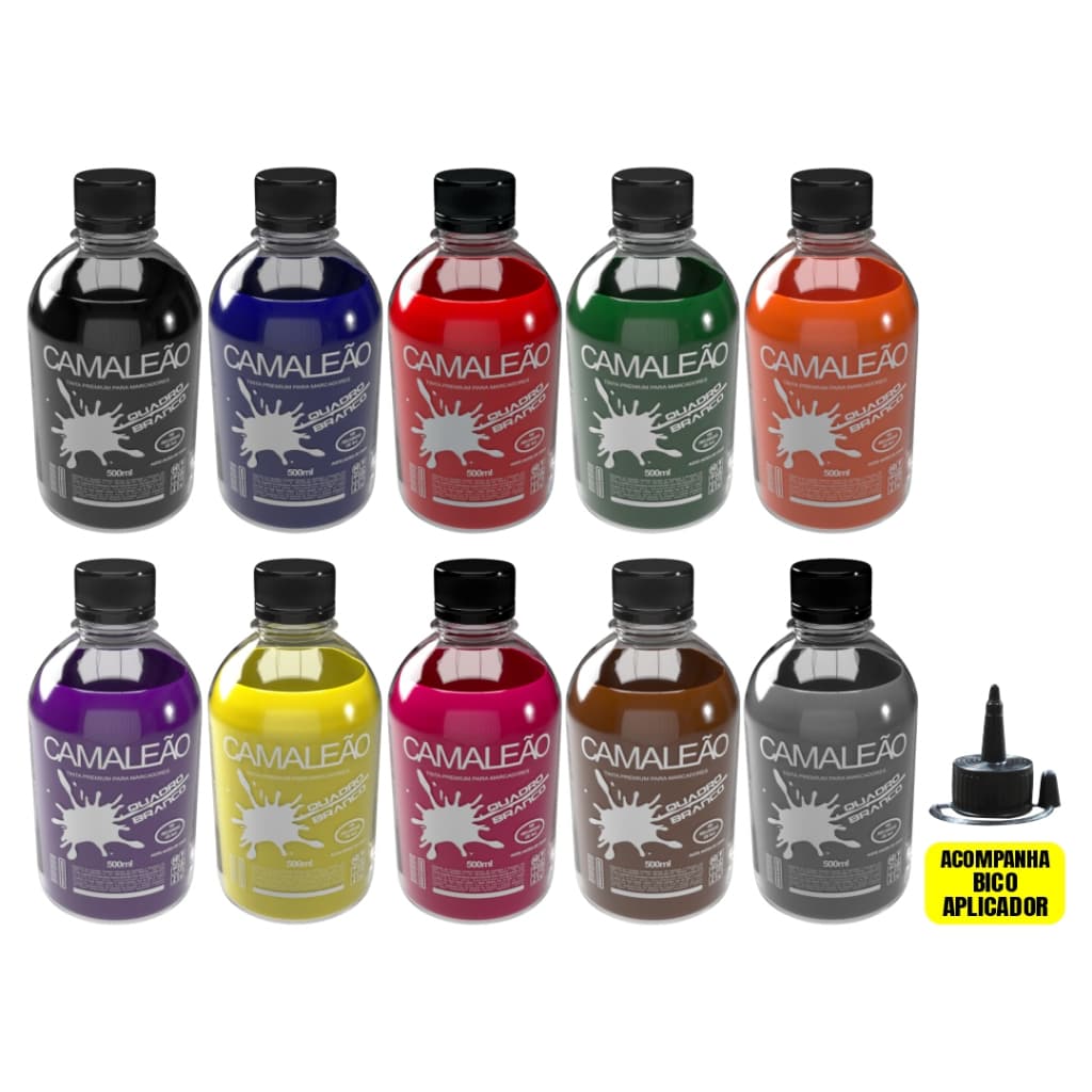 Tinta Caneta Pincel Marcador Quadro Branco 500ml Premium