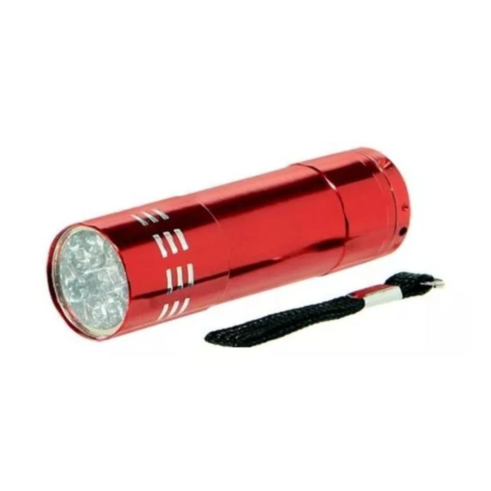 Lanterna De Mão 9 Leds Iluminação Casa Carro Acampamento Pequena Seguro