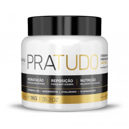 Máscara Borabella Pra Tudo 25 ativos Cronograma Capilar Único 1Kg