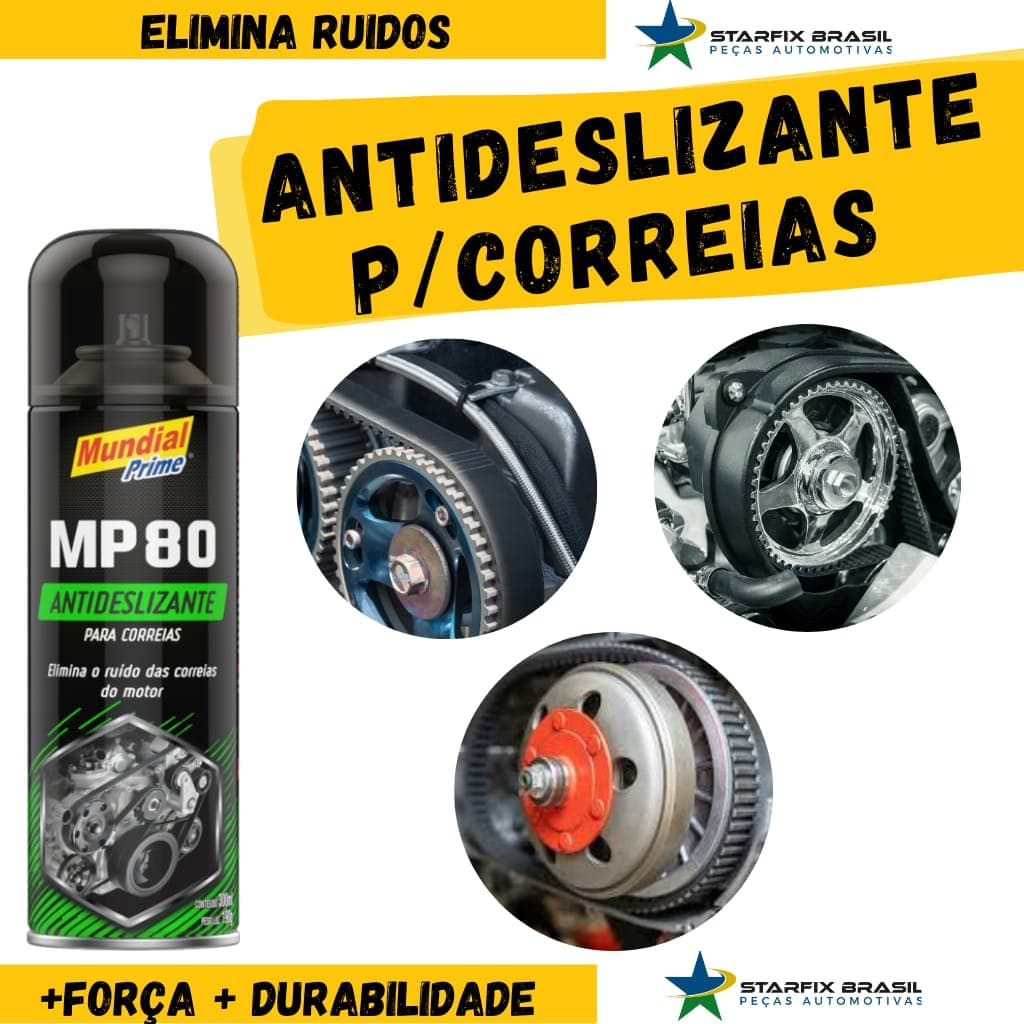 Antideslizante Para Correias 300ml Mundial Prime