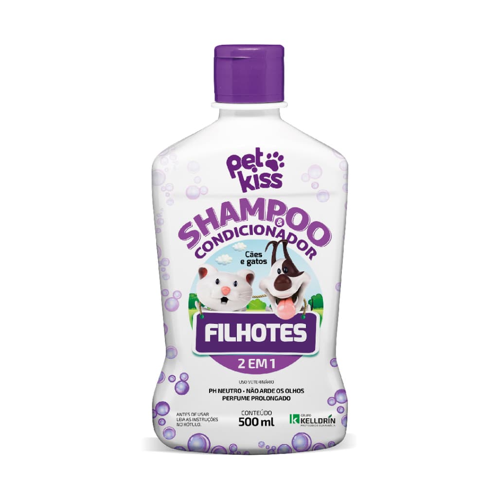Shampoo e Condicionador Filhotes Pets Kiss