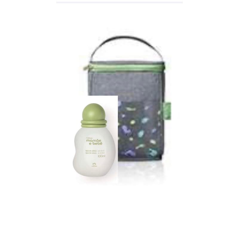 Frasqueira Térmica + Água de Colônia Mamãe Bebe Natura