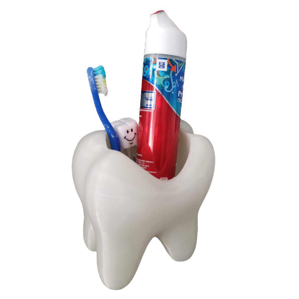 Incrível Porta escova formato dente
