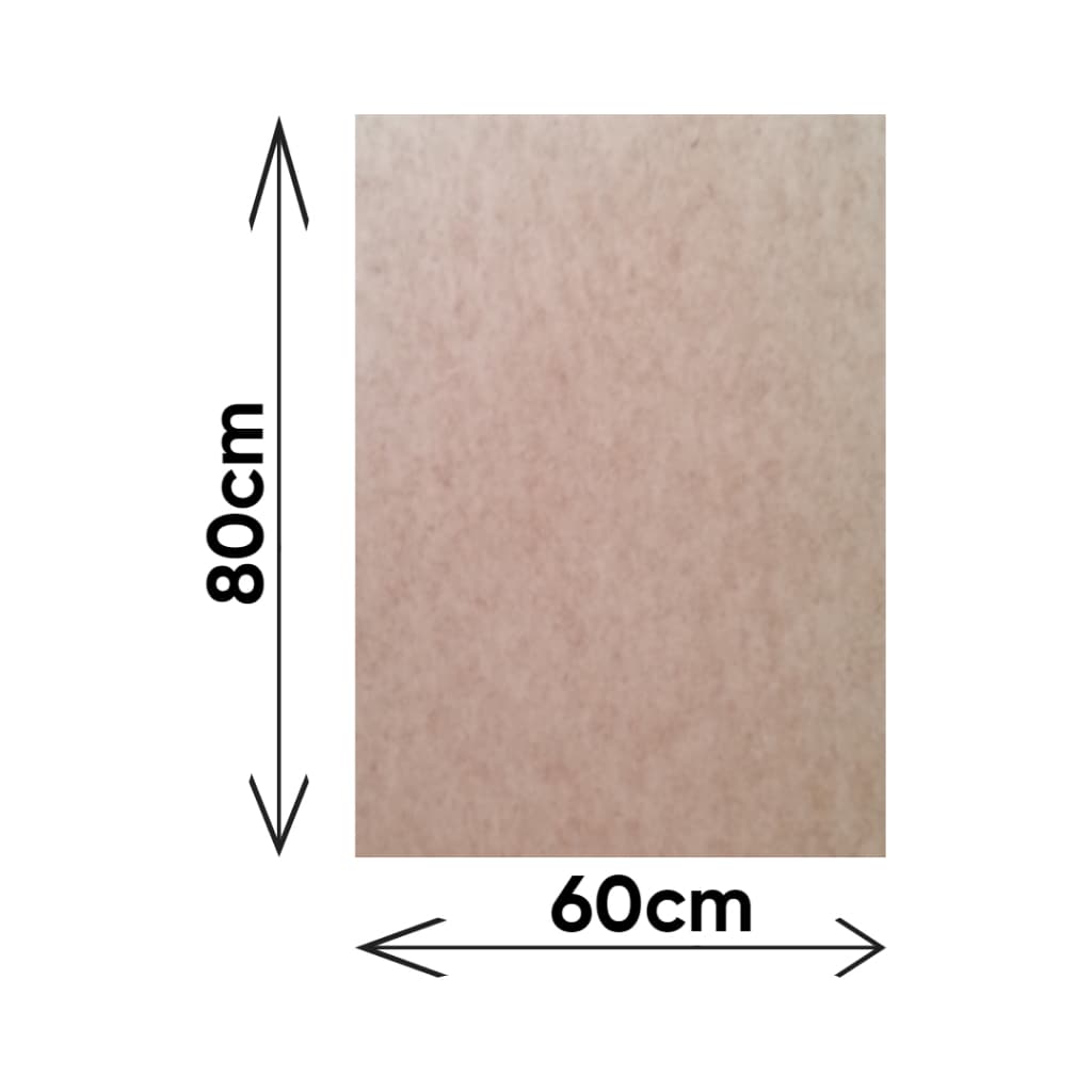 Chapa Mdf Cru 3mm Placa 60x80 cm