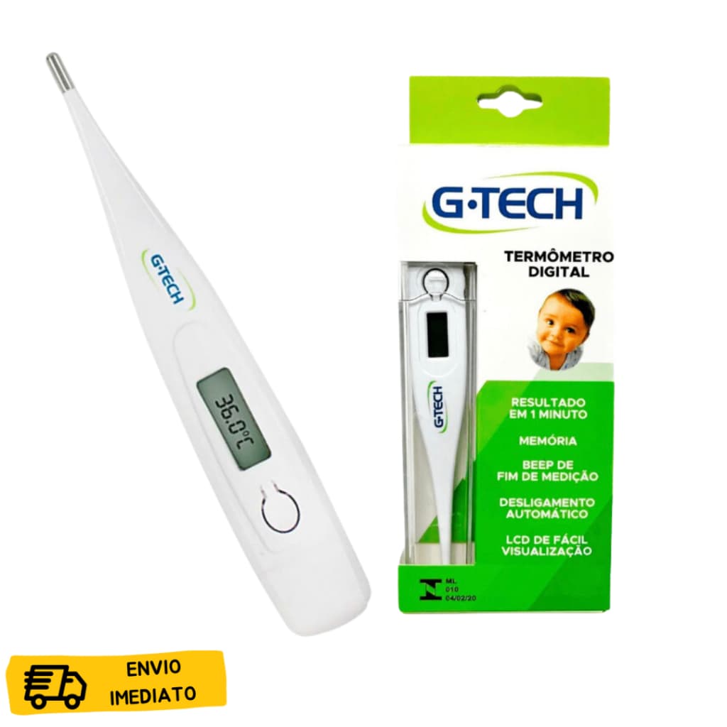 Termômetro Digital G-Tech Bebê Infantil Enxoval