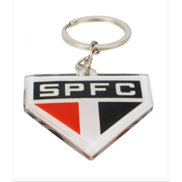 Chaveiro  time do São Paulo em Acrílico Original licenciado Mileno.