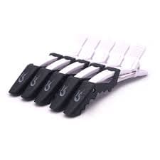 5 Presilha Clip Crocodilo (Jacare) para Cabelo Cabeleireiro e Barbeiro - Umi