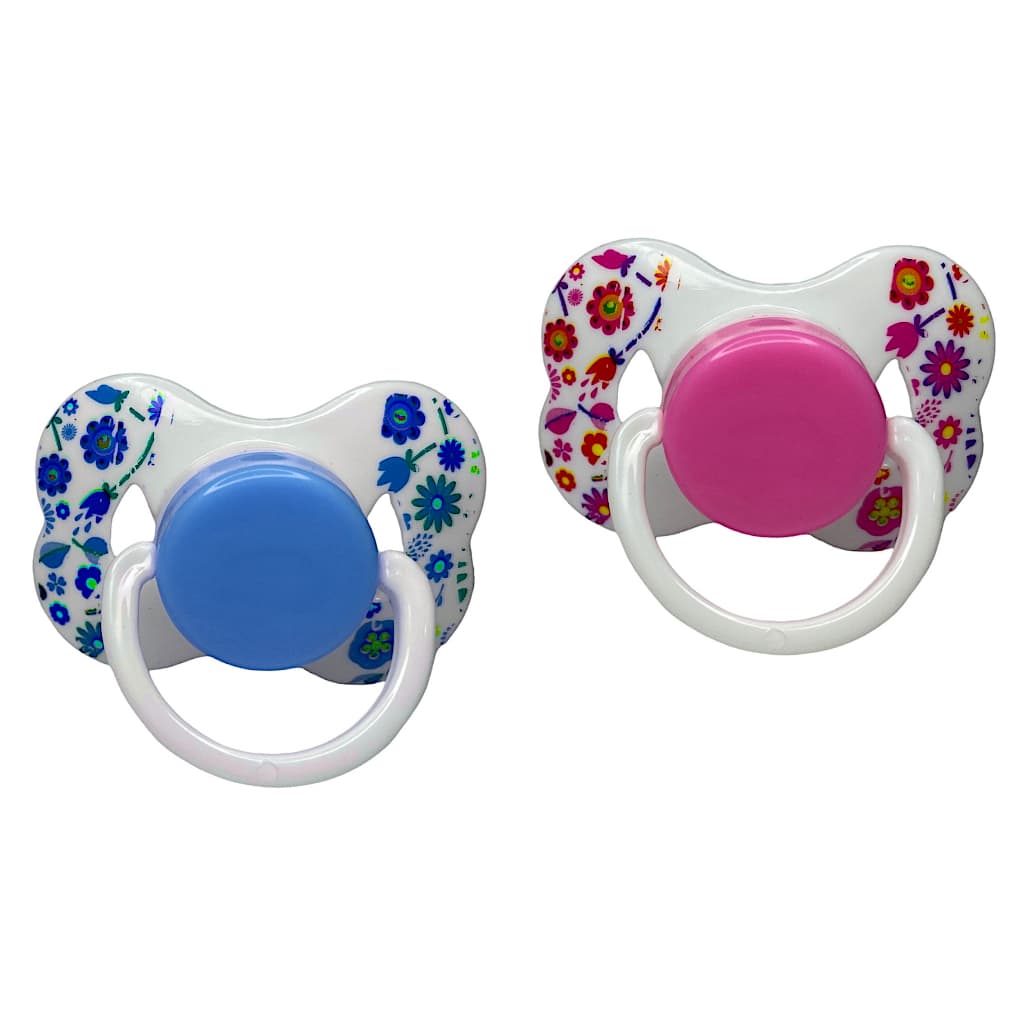 Chupeta Sem Bico Borboleta - Linha Bebê Reborn PAC C/25 - Chupeta Para Bebê Reborn Pacote com 25 Chupetas