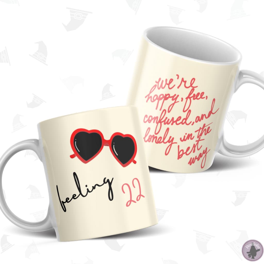 Caneca Feminina Taylor Swift  Red  22 Presente Amiga Aniversario
