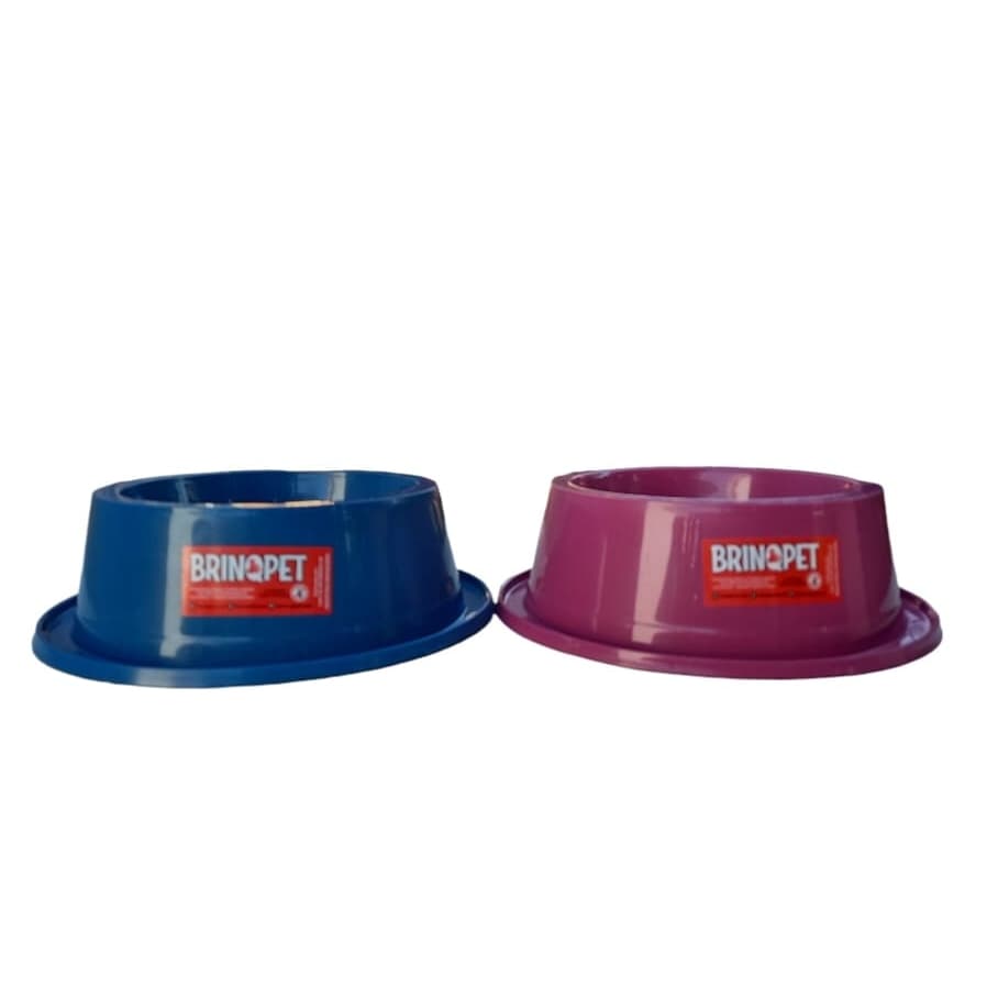 COMEDOURO / BEBEDOURO PARA CÃES E GATOS ANTI-FORMIGAS BRINQPET.600ML