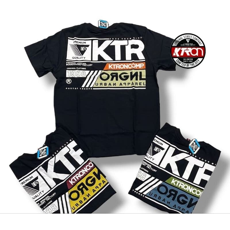 2 Camiseta Masculina Ktron Streetwear Surfwear Oversized - Originais