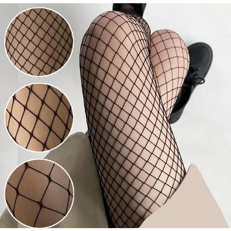 Feminina Meia-Calça Arrastão Meias Elásticas Meias Halloween Carnaval Festas Baladas