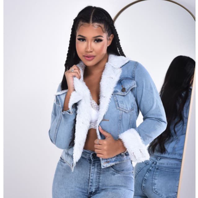 Jaqueta Jeans Feminina da Maryland