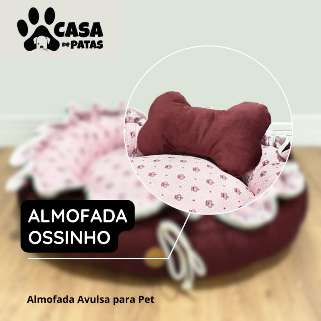Almofada Ossinho pata Pet - Avulsa