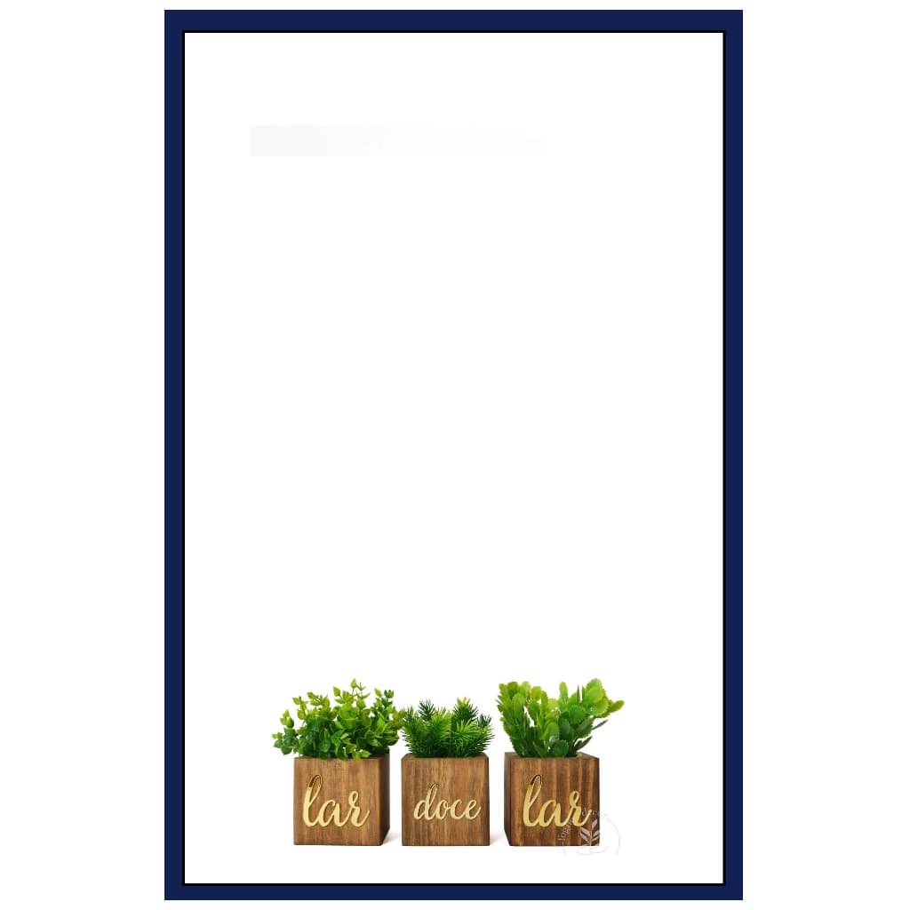 Lousa Quadro Magnético Imã De Geladeira 29x20 cm Com Caneta Apagador
