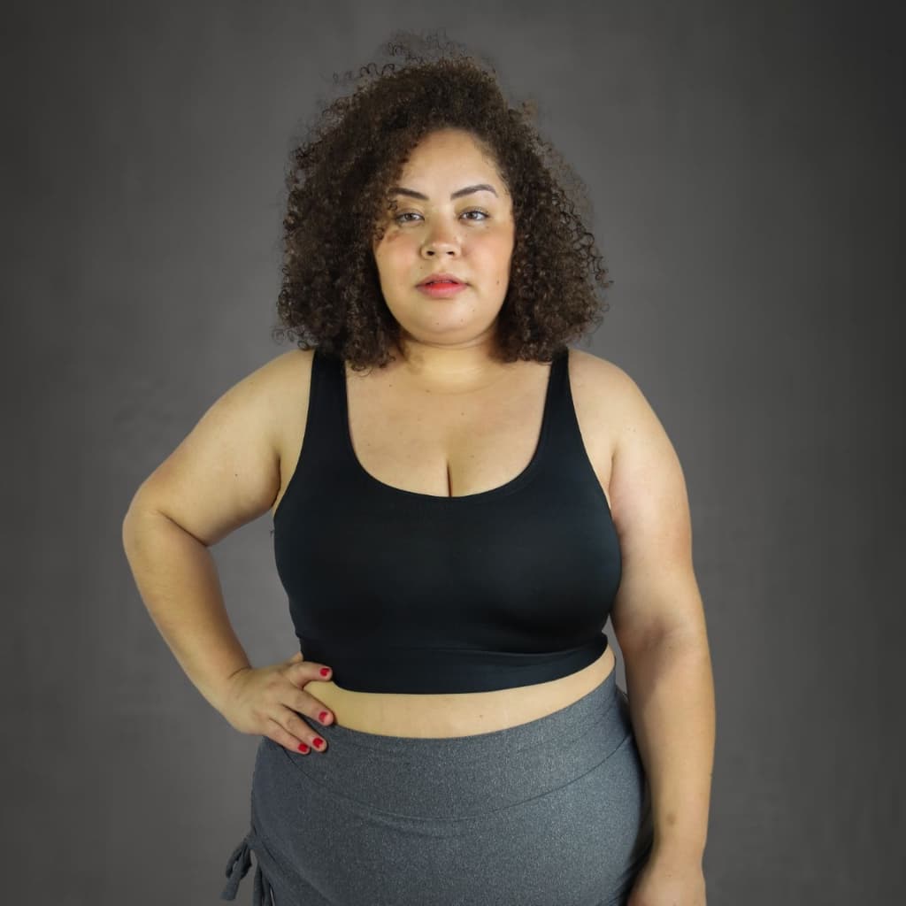 Top Nadador Feminino Plus Size Treino e Musculação