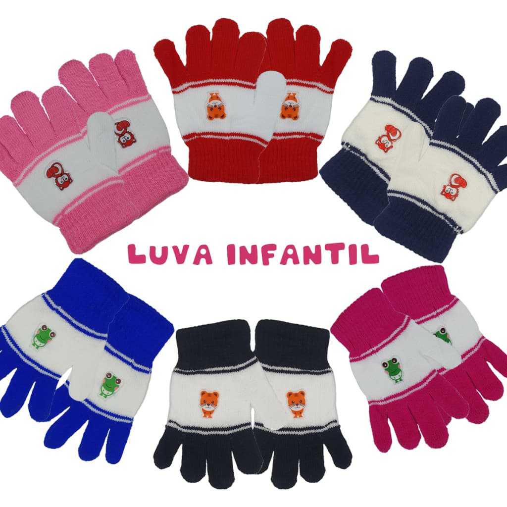 Luva Infantil Quentinha de Inverno - Proteção e Qualidade para Bebês e Crianças